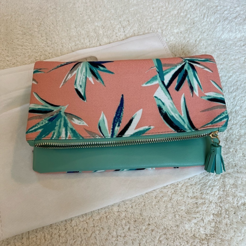 New Stylish Teal Clutch Bag